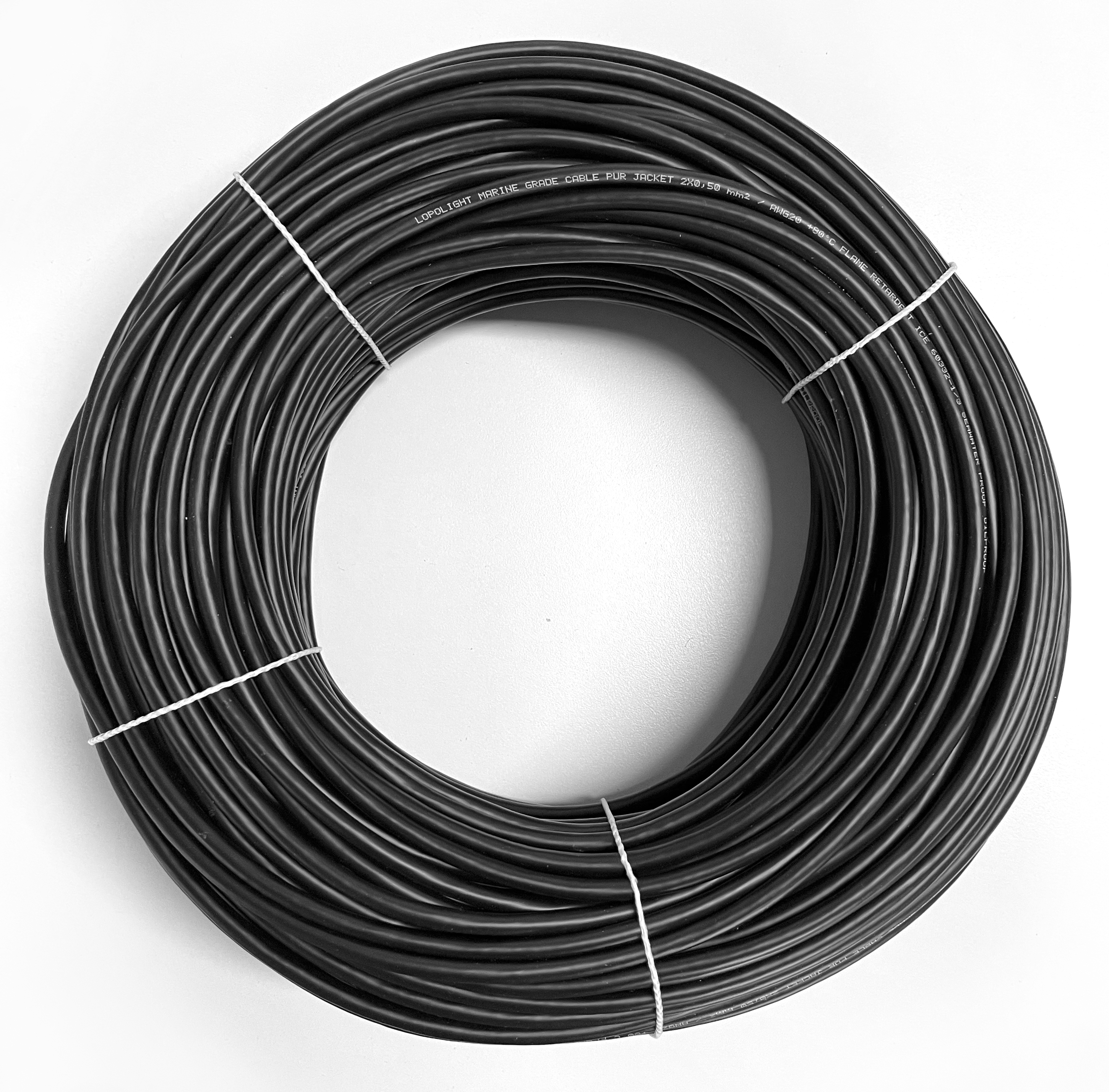 100M 2-lead 0,50mm2/AWG20 tinned cable 100M 2-lead 0,50mm2/AWG20 tinned cable